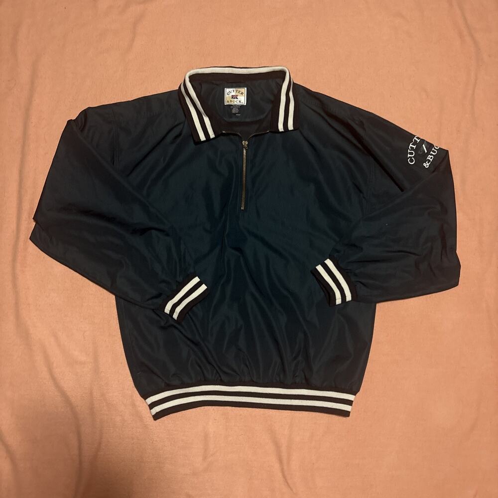 Vintage Cutter And Buck Quarterzip Jacket Lt/4L